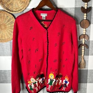 VTG Cardigan Angels